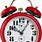 Red Clock PNG