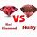 Red Diamond vs Ruby