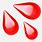 Red Drop Emoji