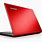 Red Lenovo Laptop