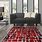 Red Modern Area Rugs