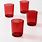 Red Votive Candle Holders
