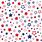 Red White and Blue Stars Pattern