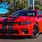 Red and Black Hellcat Charger