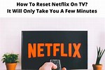 Reset Netflix On TV