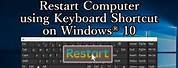 Restart Windows 10 with Keyboard