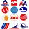 Retro Airline Logos