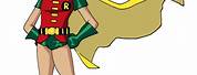 Robin Superhero Clip Art