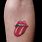 Rolling Stones Lips Tattoo