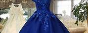 Royal Blue Wedding Dresses