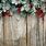 Rustic Christmas Tree Background