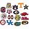 SEC College Football Team Logos