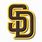 San Diego Padres Brown Logo