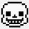 Sans Head Pixel Art