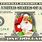 Santa Dollar Bill