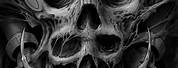 Scary Gothic Skull Art