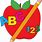 School Supplies Clip Art Apple