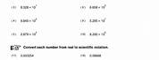 Scientific Notation Practice Problems