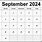 Sep 2024 Calendar