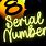 Serial Number Font