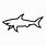 Shark Logo Outline