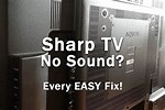 Sharp TV No Picture Got Sound