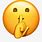 Shhhh Emoji Clip Art