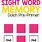 Sight Word Memory