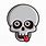 Silly Skull. Emoji