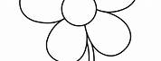 Simple Flower Coloring Pages for Kids