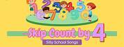 Skip Counting by 4 Song