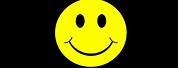 Smile Face Emoji with Black Background