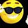 Smiling Emoji Black Background