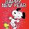 Snoopy and Happy New Year