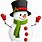 Snowman Emoji Clip Art