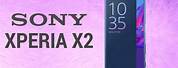 Sony Xperia X2 Logos