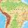 South America Physical Geography Map
