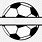 Split Soccer Ball SVG