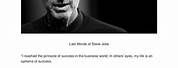 Steve Jobs Last Words Letter
