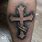 Stone Cross Tattoo