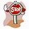 Stop Here Sign Clip Art