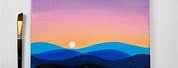 Sunset Painting Ideas for Beginners