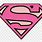 Superhero Logo Pink