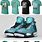 Teal Jordan 4S Jordan Shirts