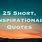 The Best Short Quotes
