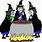 Three Witches Clip Art