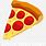 Transparent Pizza Emoji