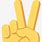 Two Fingers Emoji