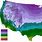 USA Climate Map