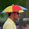 Umbrella Hat with Fan